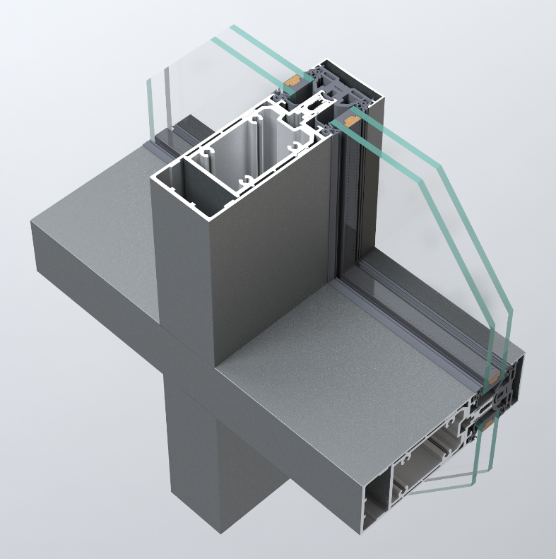 Stick Built Curtain Wall